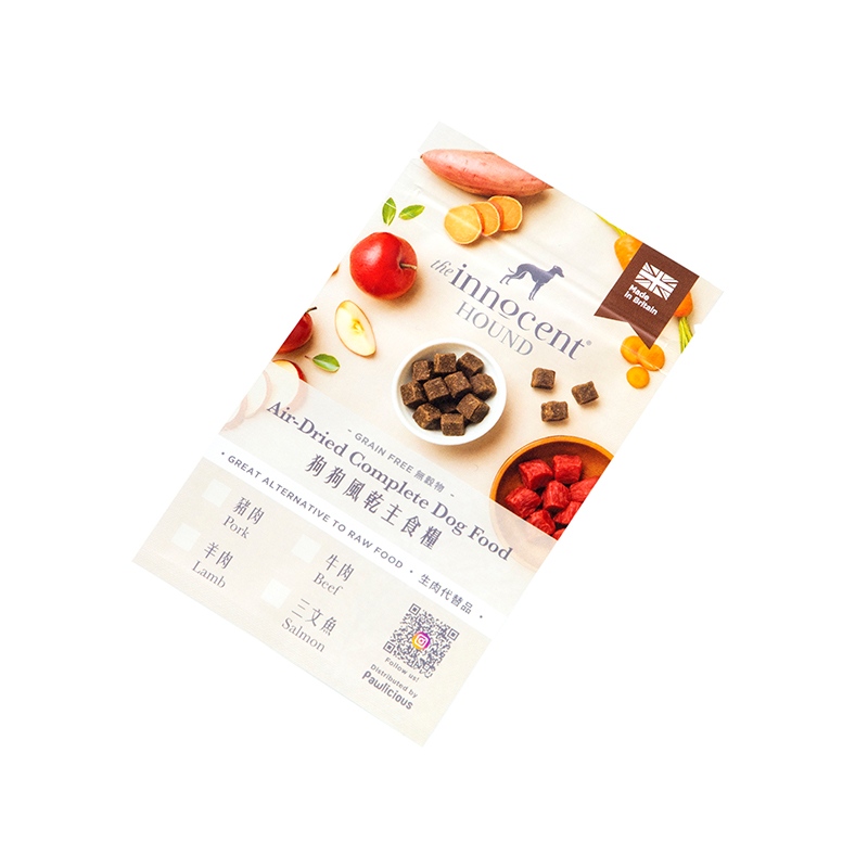 Sac à fond plat pour nourriture pour chat