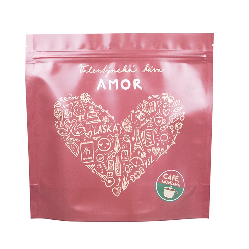 Sac de grains de café avec valve