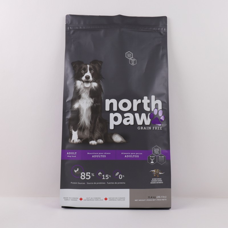 Sac de nourriture pour chien avec valve