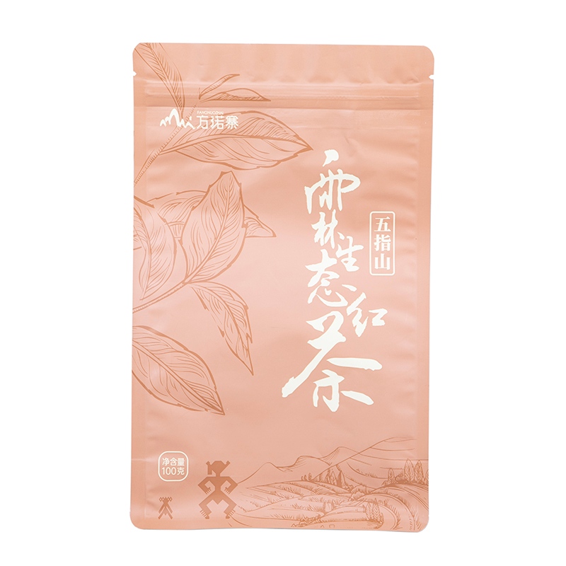 Sachet en aluminium mat pour le thé