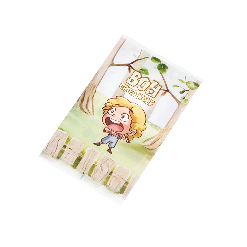 Sac d'impression numérique scellé par quatre