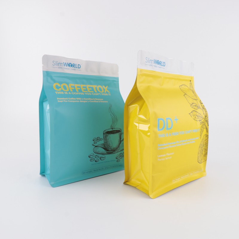 Sac à fond plat pour thé